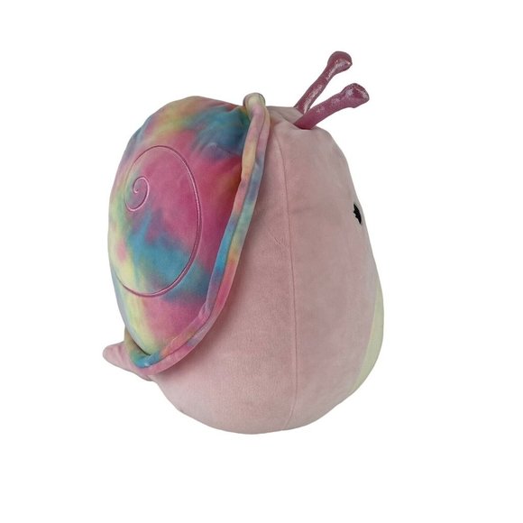 Squishmallow Silvina 12" Pink Snail Plush Kellytoy Stuffed Toy NEW - Picture 3 of 10